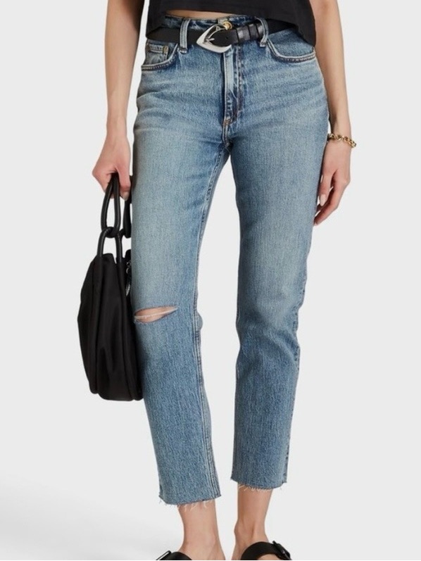 Rag & Bone Wren High-Rise Slim Straight Jeans Size 29